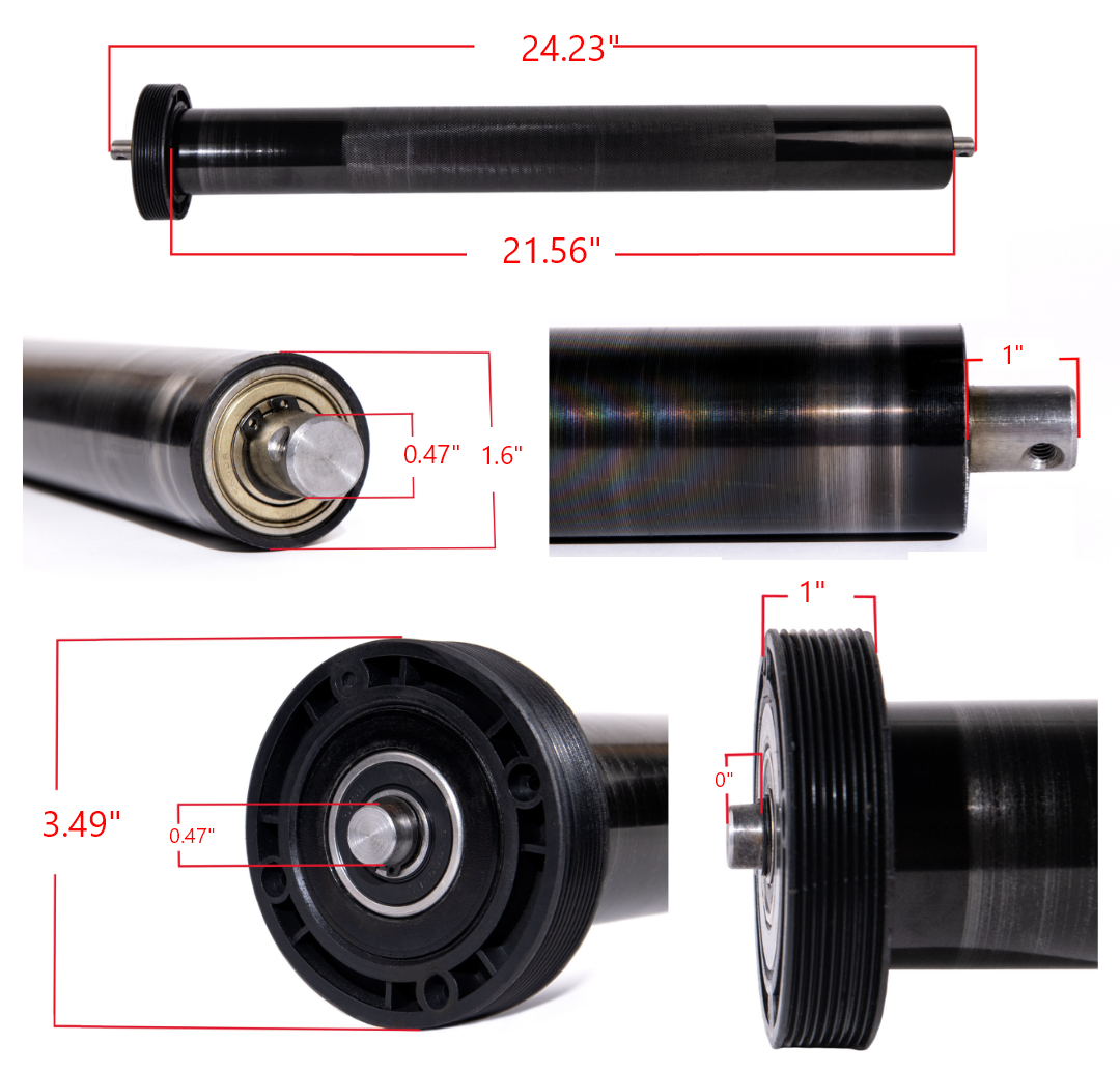 RP416 Roller Dimensions