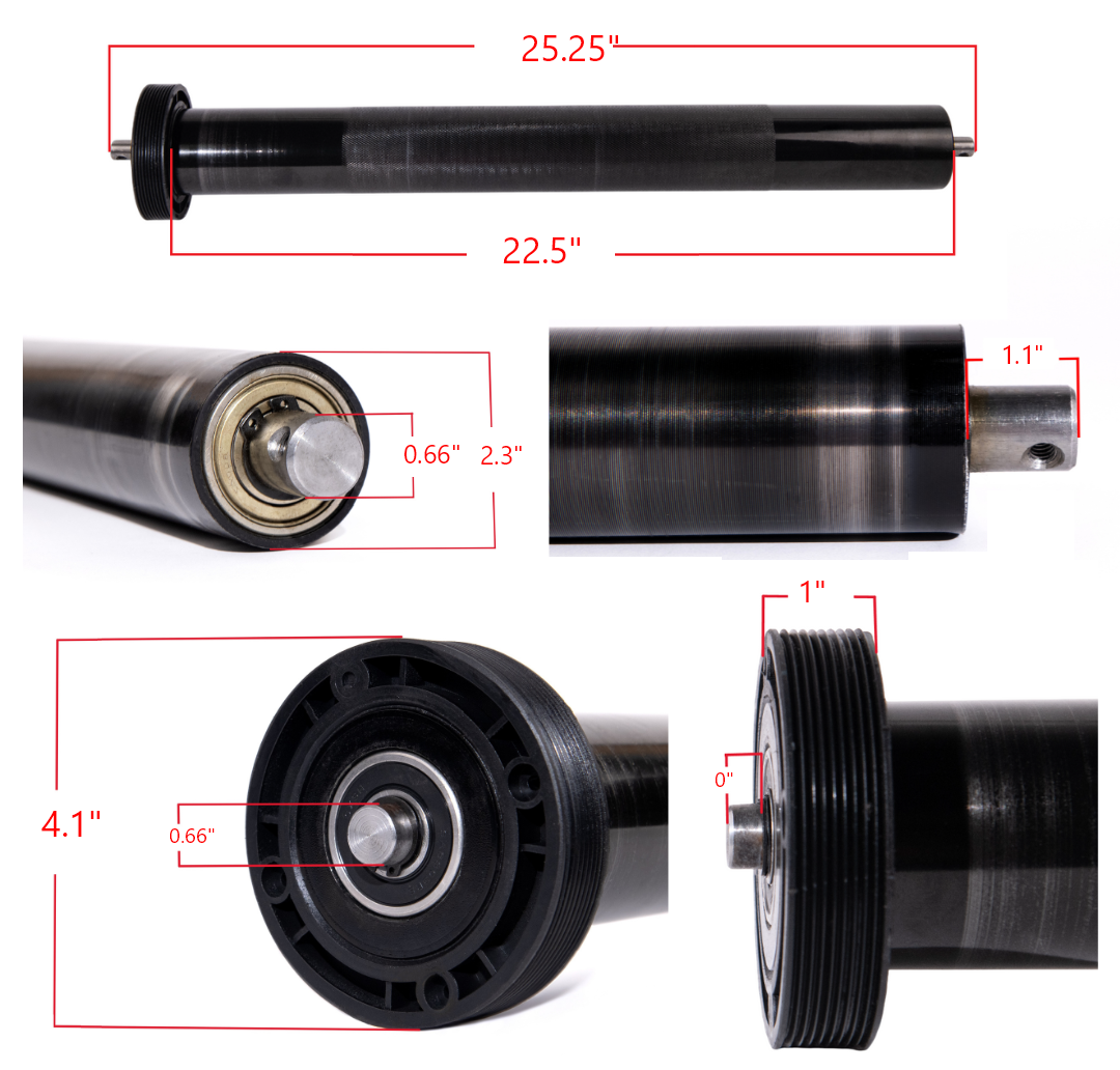RP436 Roller Dimensions