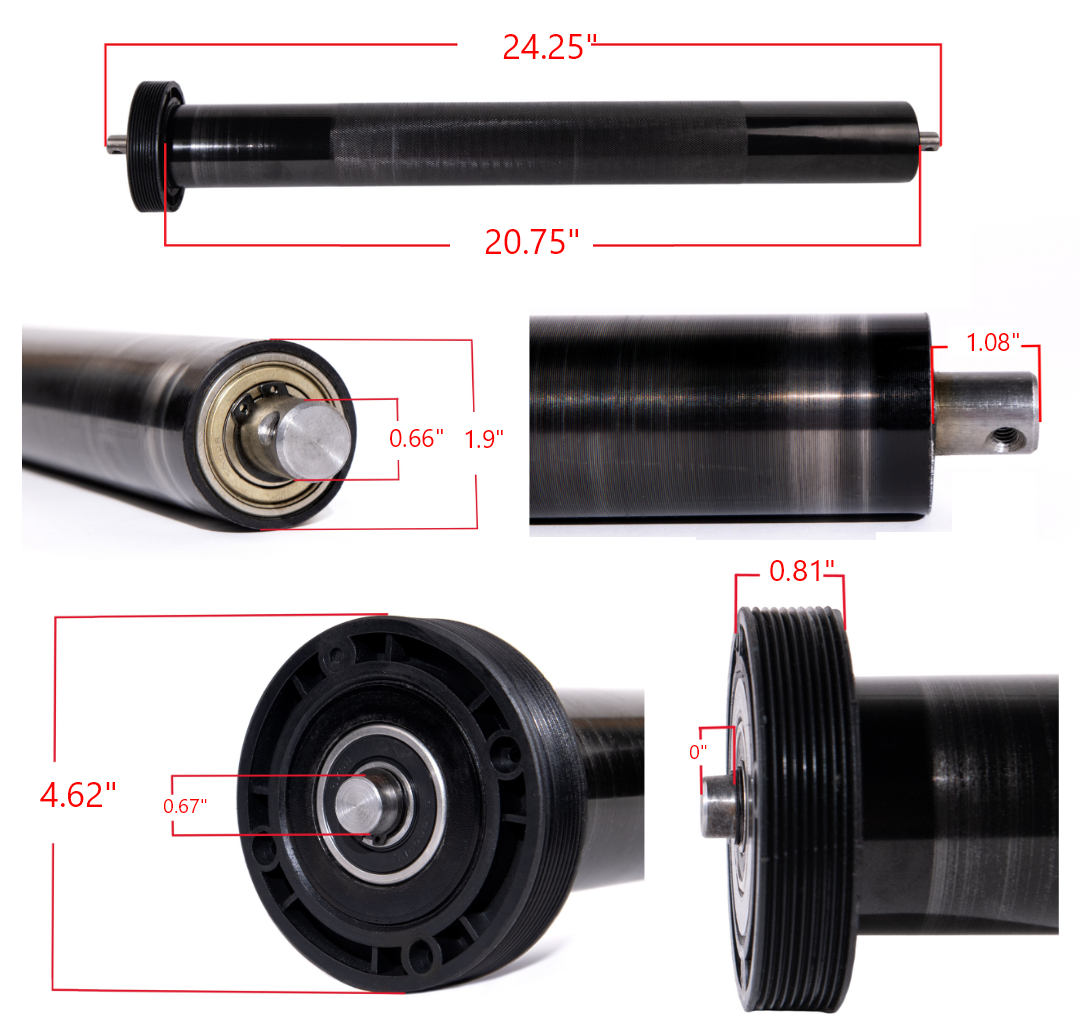 RP346 Roller Dimensions